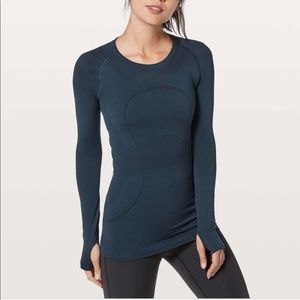 Lululemon swiftly tech long sleeve true navy